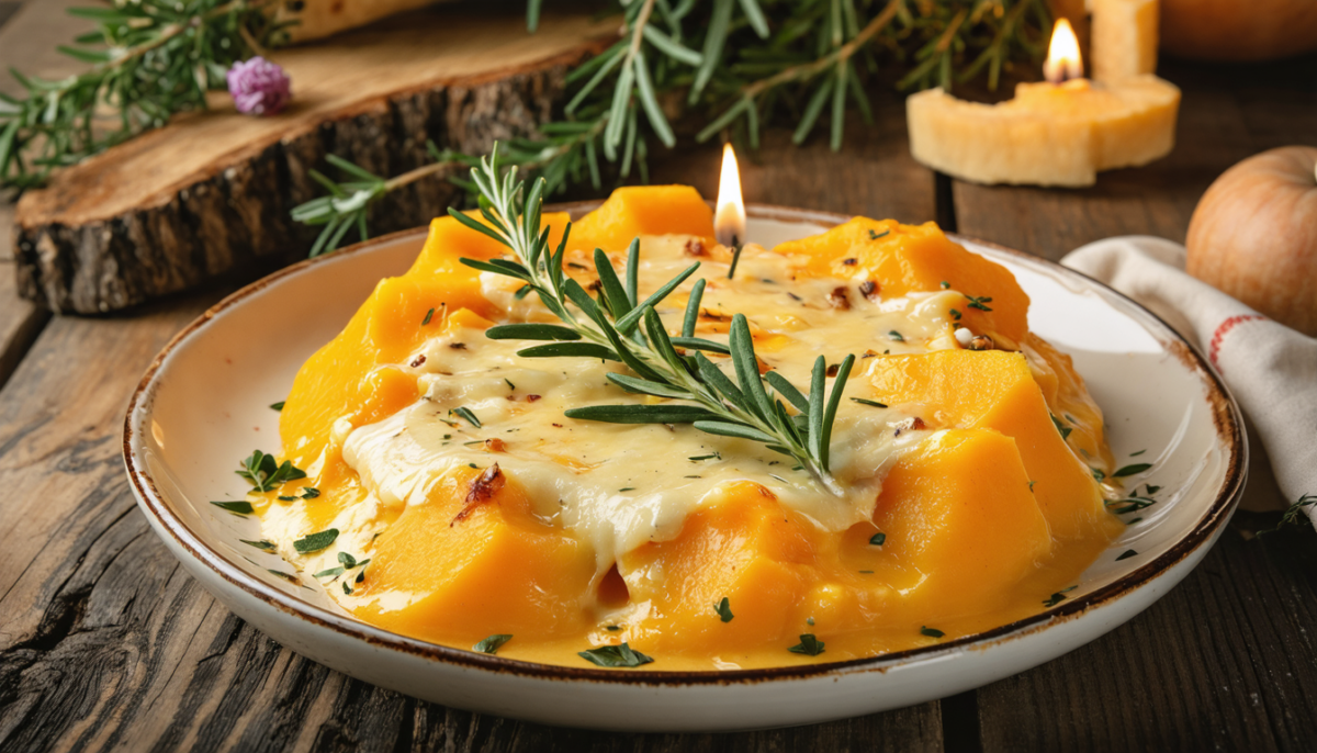 découvrez une recette gourmande de butternut, thym et raclette fondue qui réinvente l'hiver avec passion, sans utiliser de poêlon, pour des saveurs chaleureuses et originales.