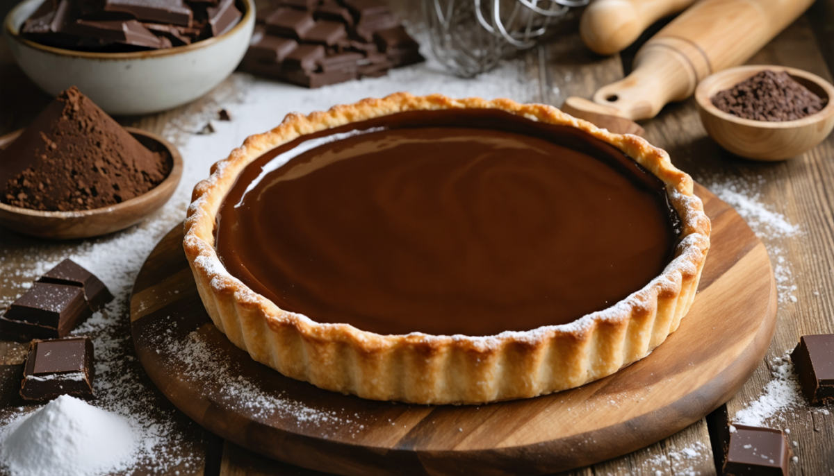 découvrez notre recette de tarte au chocolat express en seulement 10 minutes pour satisfaire rapidement toutes vos envies de dessert avec un secret ultra rapide.