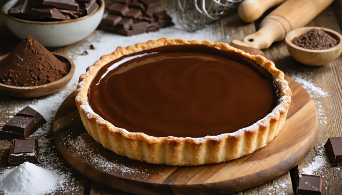 découvrez notre recette de tarte au chocolat express en seulement 10 minutes pour satisfaire rapidement toutes vos envies de dessert avec un secret ultra rapide.