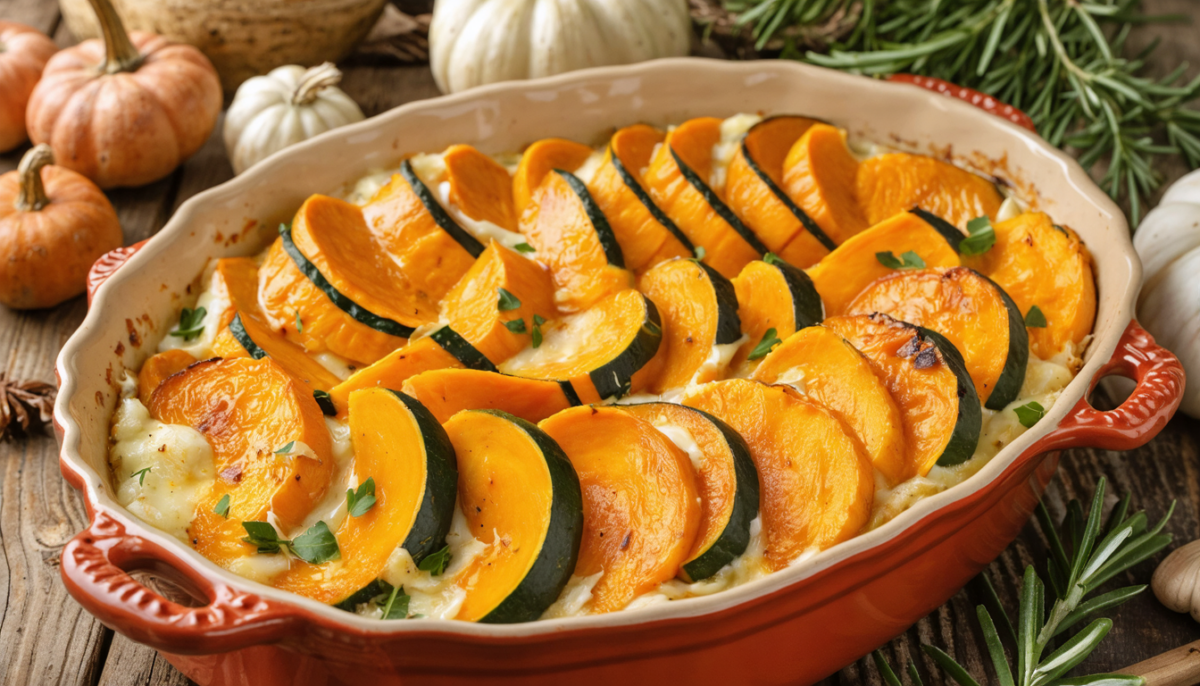 découvrez une recette innovante pour sublimer votre gratin d’automne avec de la courge butternut tranchée façon rôti. une saveur délicieuse et une texture parfaite à essayer absolument !