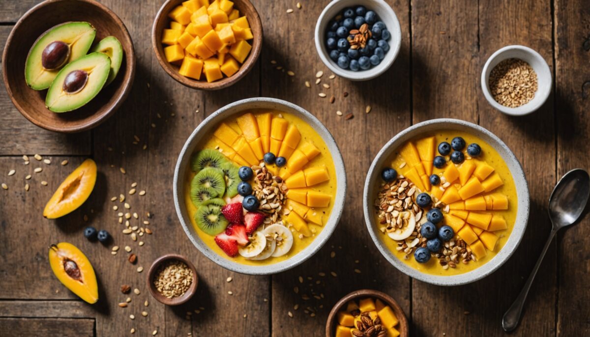 "Kéfir-Mangue-Passion : le smoothie bowl qui booste vos matinées (et votre santé)"