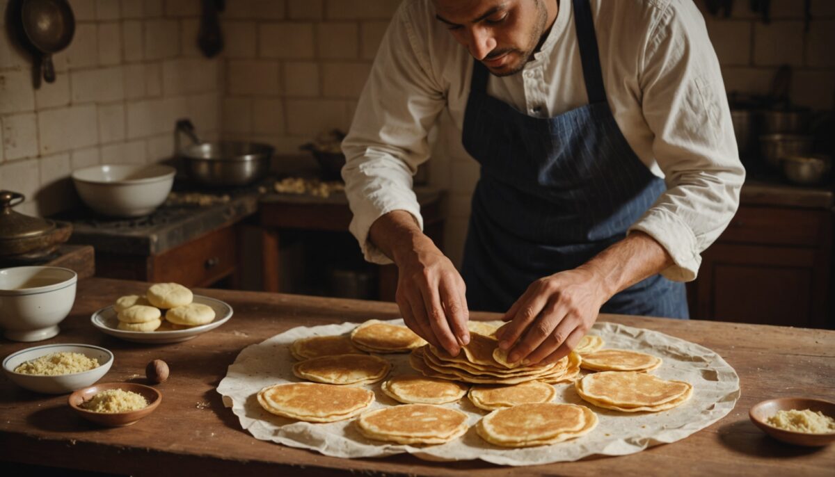 Msemen maison : maîtrisez l’art du pliage carré pour des crêpes marocaines dorées à la perfection dès la première fois