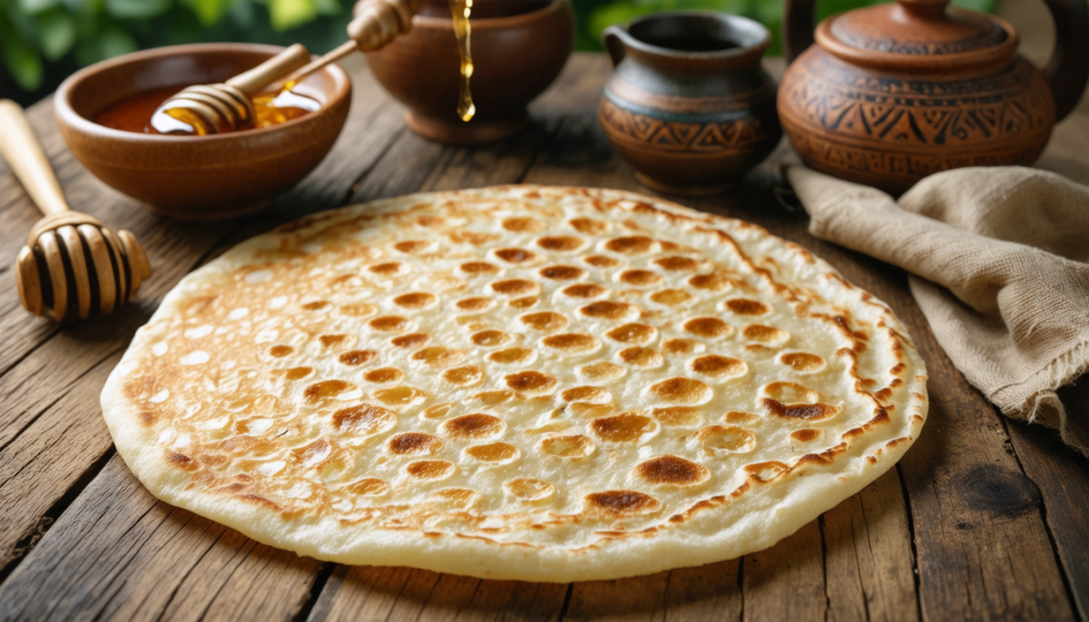 découvrez comment réussir des baghrirs parfaits avec des milliers de trous grâce au secret du temps de repos et à la cuisson sur une seule face pour des alvéoles impeccables et une texture légère.