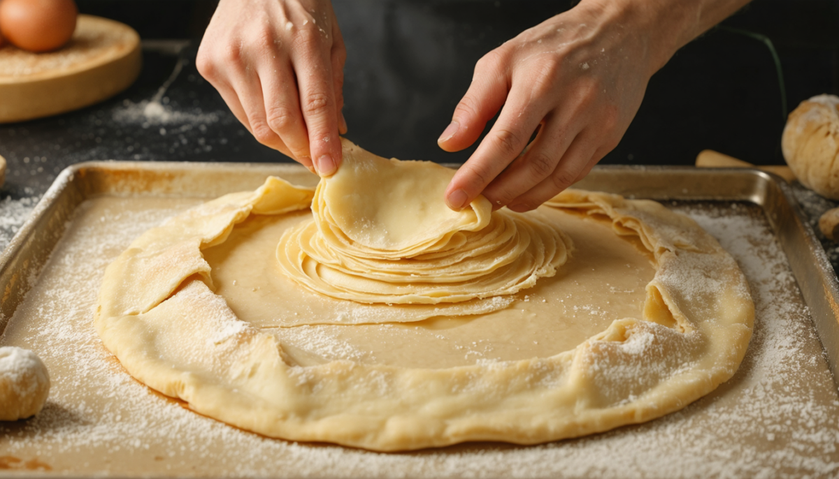 découvrez l'étape incontournable avant la cuisson de votre galette des rois pour éviter que la garniture ne déborde sur la plaque et réussir une pâtisserie parfaite chaque fois.