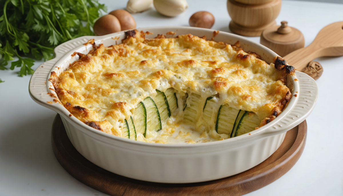 découvrez notre recette de gratin de courgettes à la béchamel, une préparation fondante, dorée et parfaitement tenue pour un plat savoureux et gourmand.