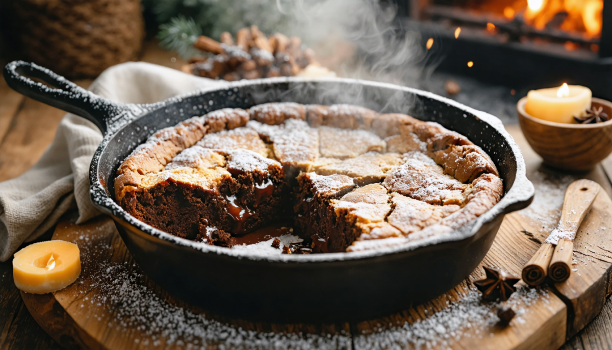 découvrez le brownie rustique poêlé, une gourmandise réconfortante qui réchauffe l’hiver et séduit à chaque bouchée par son goût authentique et fondant.