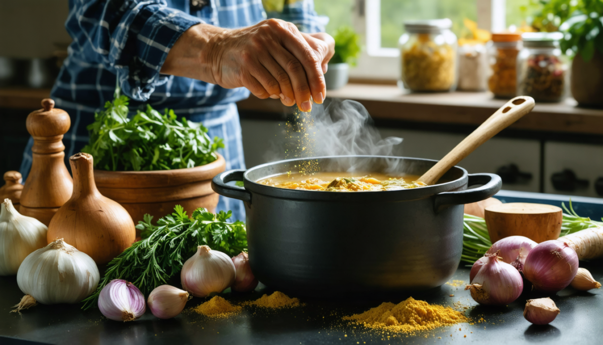 découvrez le secret des grands-mères pour sublimer votre soupe grâce à un ingrédient magique, plein de bienfaits pour votre santé et votre palais.