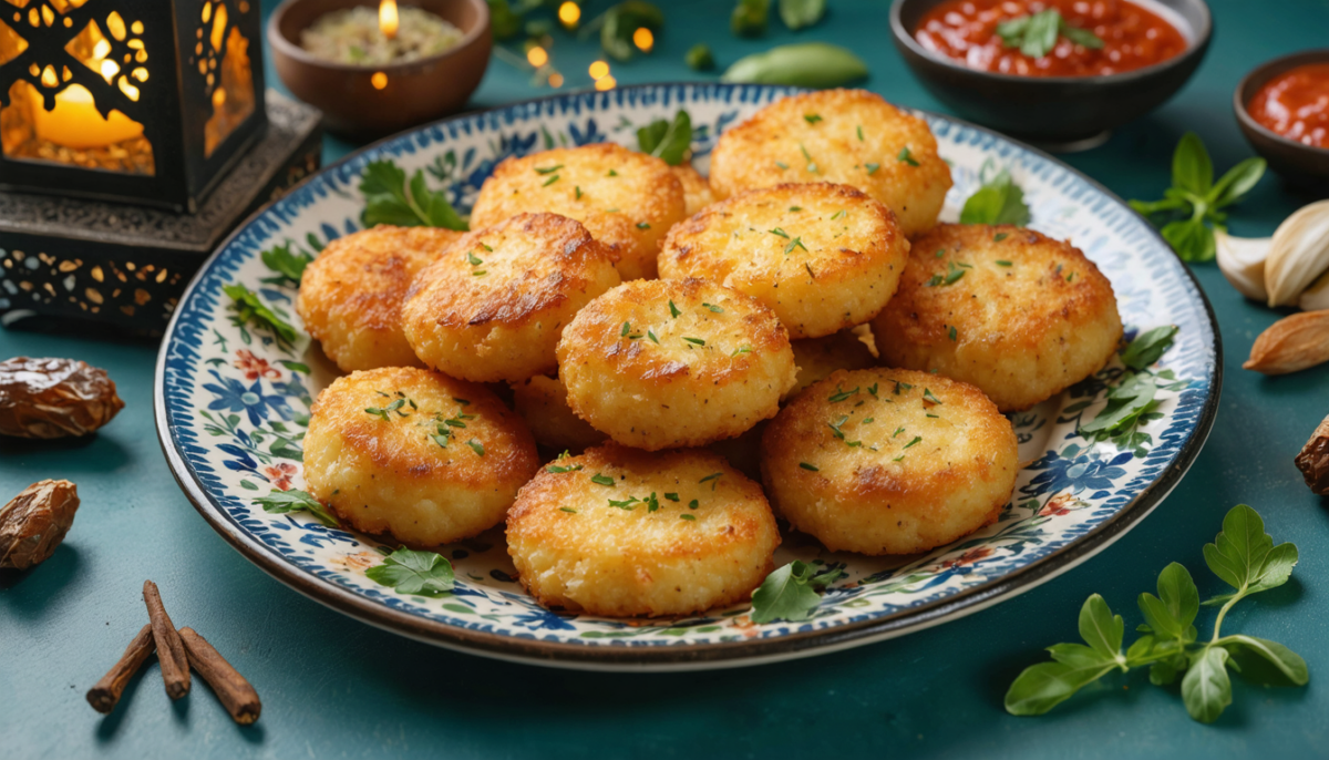 découvrez la maakouda aux pommes de terre et cumin, des galettes croustillantes et dorées, incontournables pour régaler vos soirées ramadan au maghreb.
