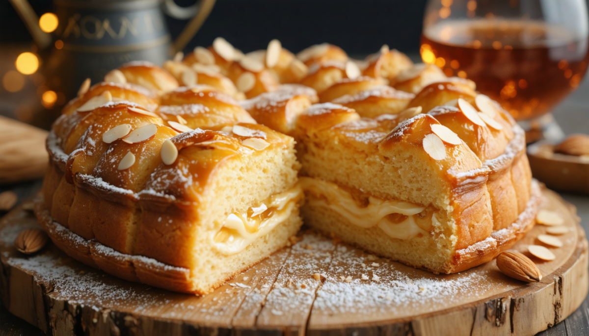 découvrez notre recette de moelleux à la frangipane et au rhum, une revisite gourmande de la galette des rois en un dessert ultra fondant et délectable.
