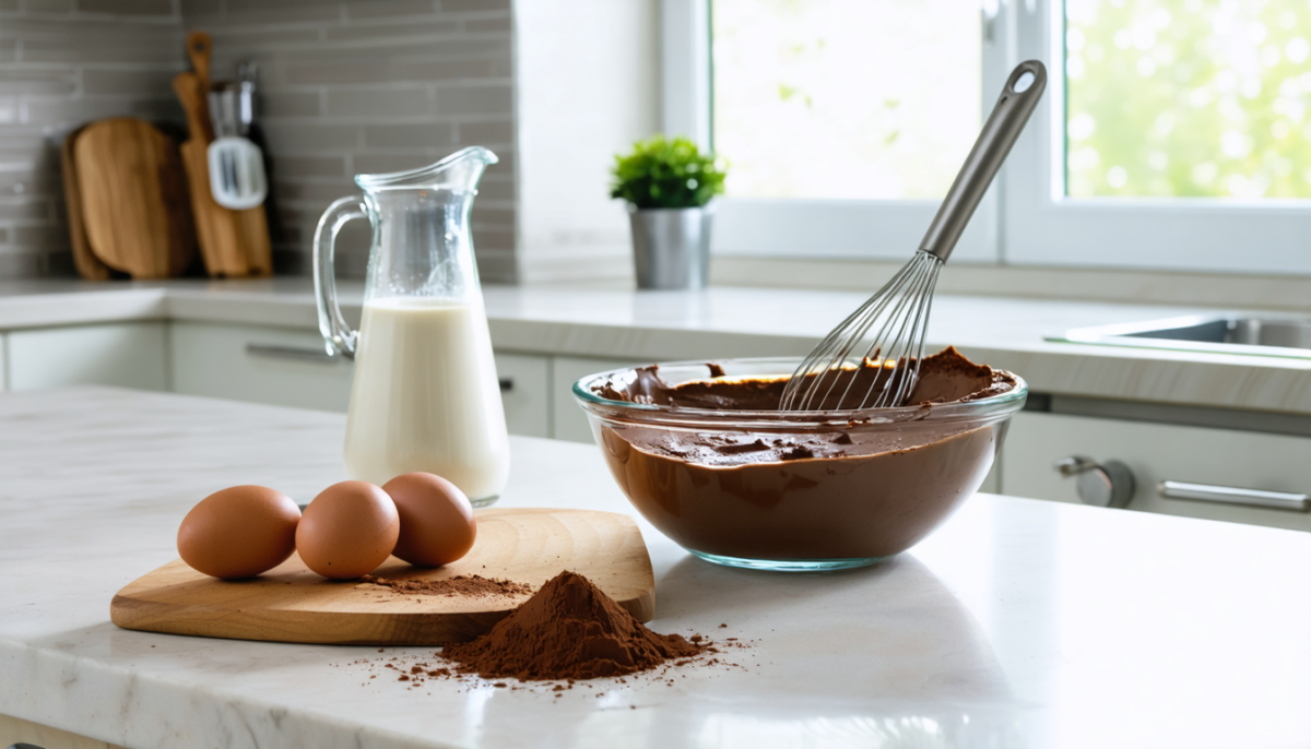 découvrez la recette ultra simple de la mousse au chocolat express en seulement 10 minutes, réalisée avec du cacao en poudre pour un dessert rapide et savoureux.