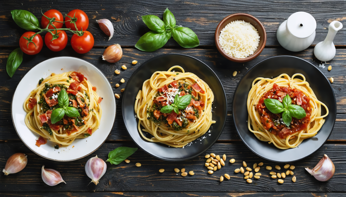 découvrez trois recettes de pâtes incontournables signées carlo de pascale et plongez dans les saveurs authentiques de l'italie.