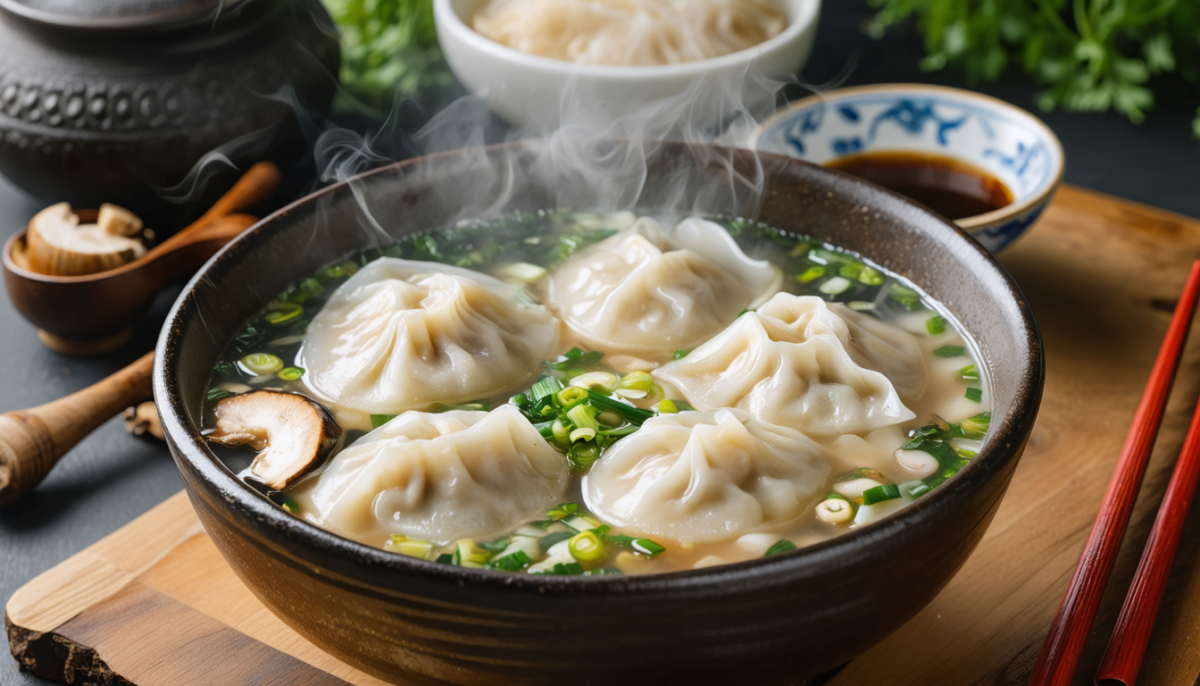 découvrez une recette rapide de soupe aux saveurs d'asie pour accompagner vos gyozas surgelés et profiter d'un repas réconfortant et savoureux en un rien de temps.
