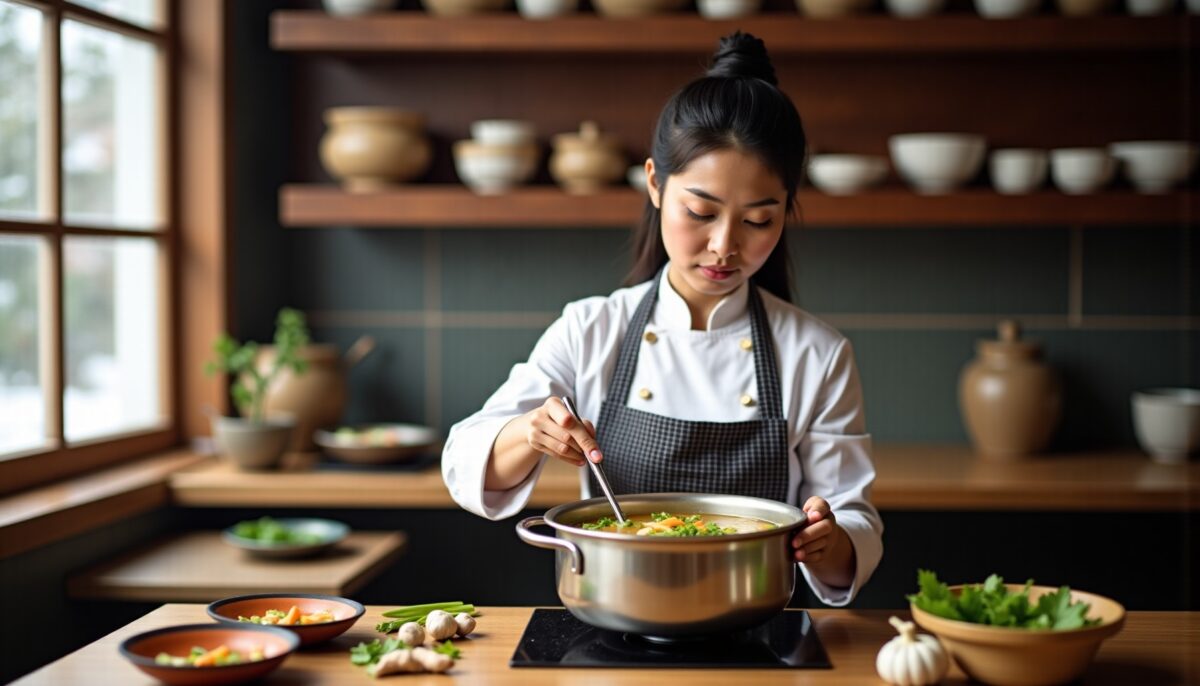 "Soupe chinoise au poulet : la recette secrète pour un dîner réconfortant cet hiver"
