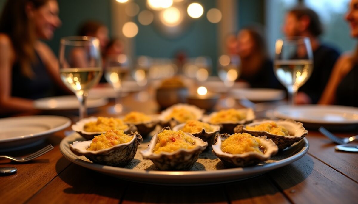 "5 minutes pour des huîtres gratinées : le secret d'un apéro festif irrésistible"