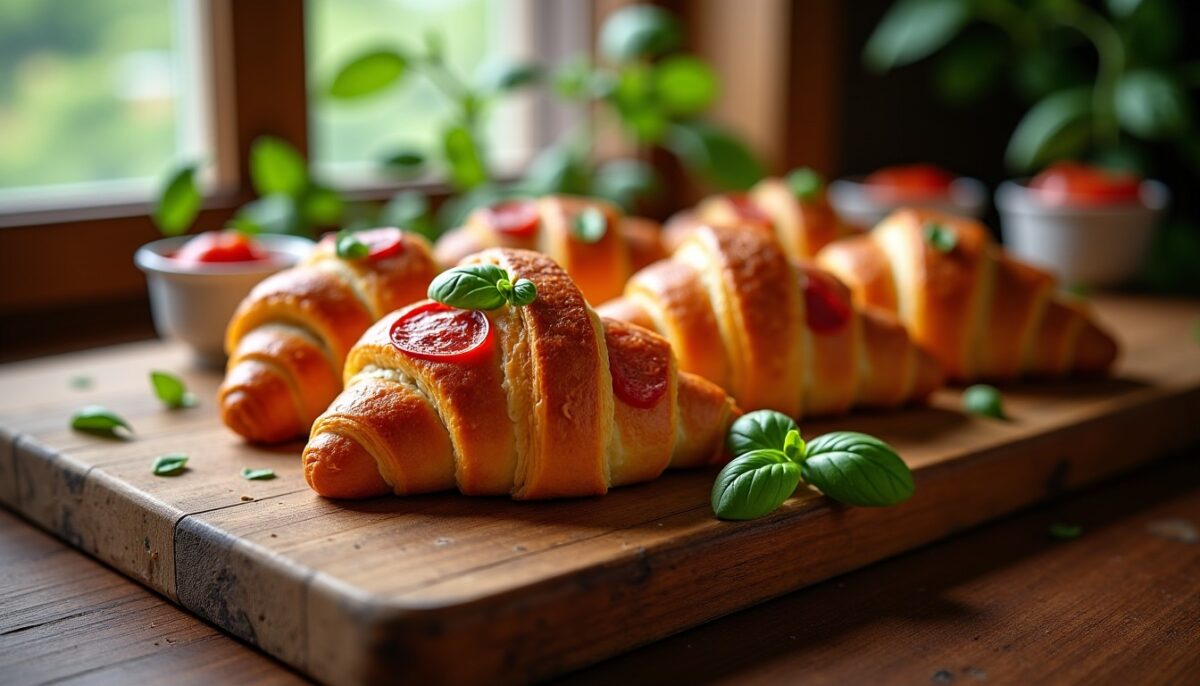 "Mini croissants façon pizza : la recette crousti-fondante inratable à l'Airfryer"