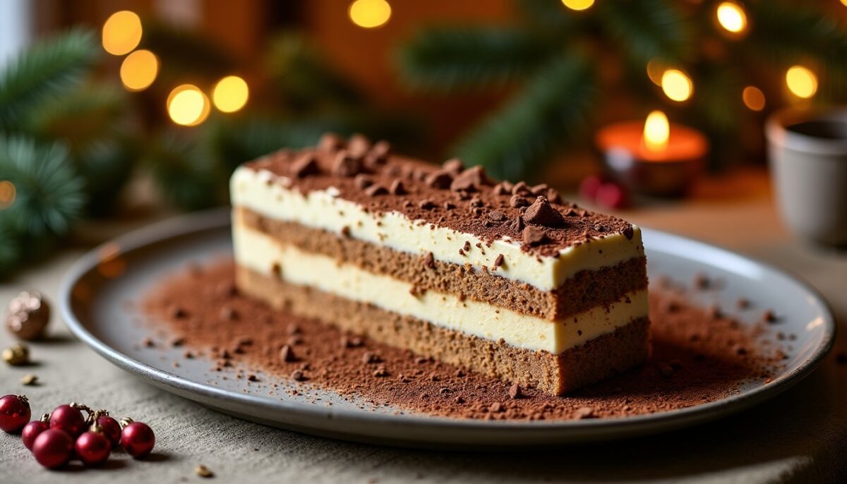 "La bûche tiramisu rivale des traditions : pourquoi elle éclipse le dessert de mamie à Noël"