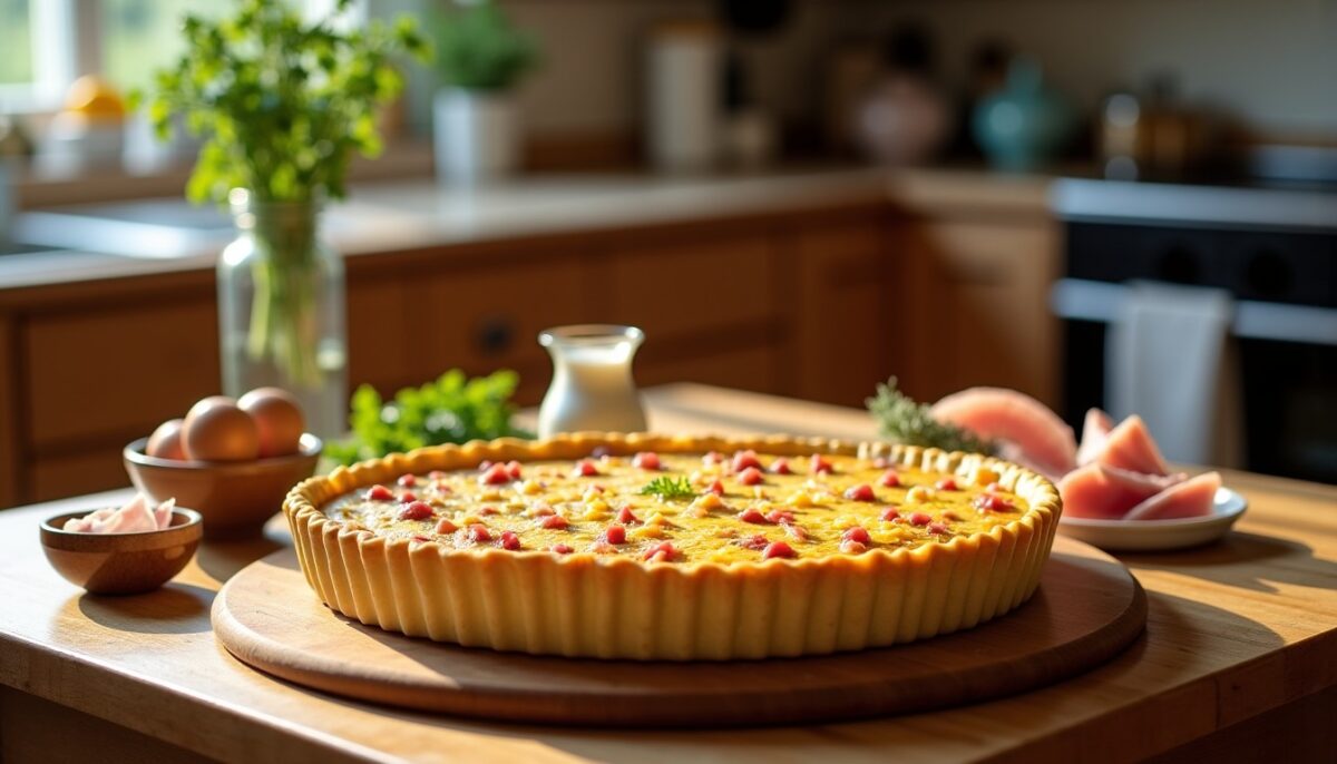 Quiche sans pâte au jambon et gruyère : un délicieux repas prêt en 15 minutes avec les ingrédients du frigo