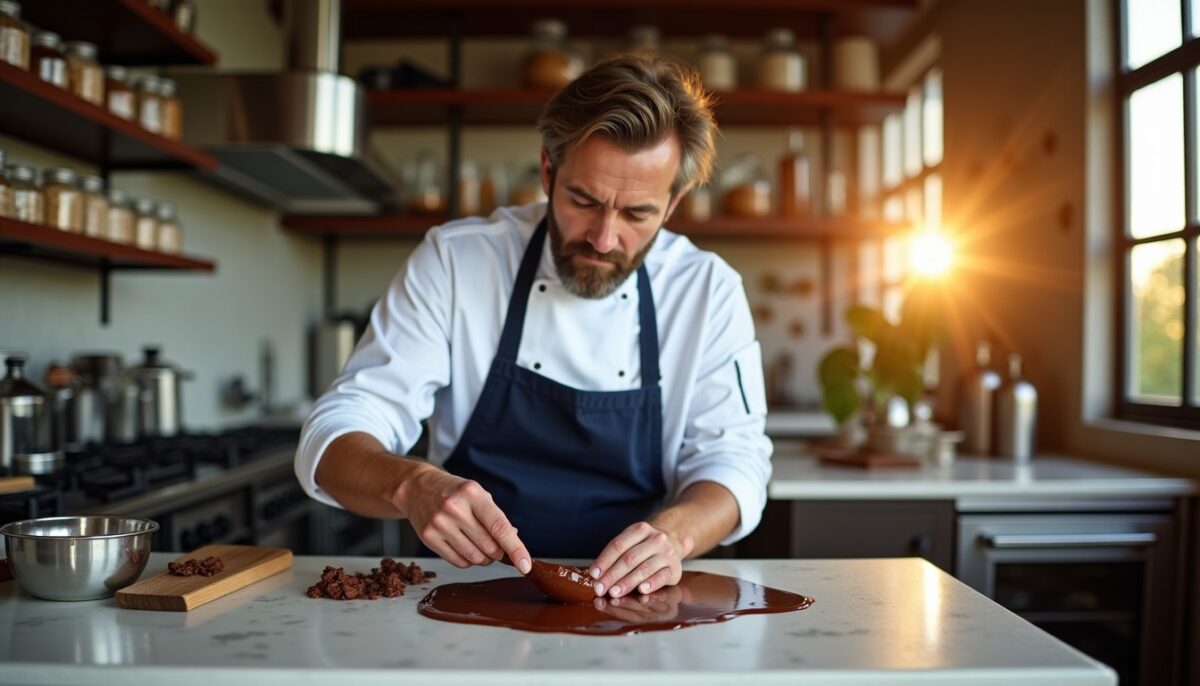 "Patrick Roger révèle : la technique secrète pour tempérer le chocolat sans thermomètre"