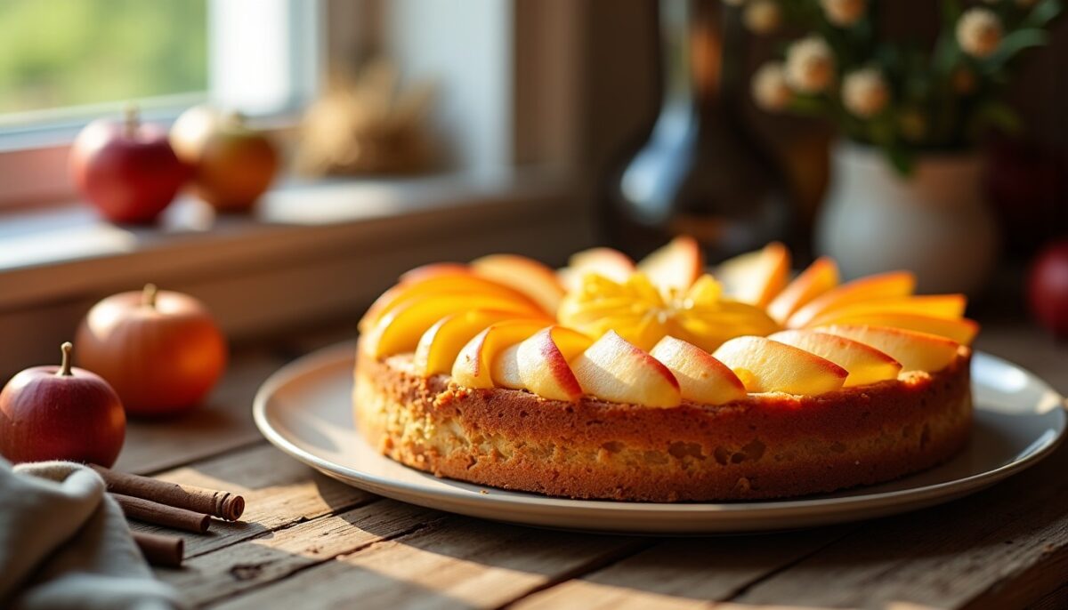 Gâteau invisible aux pommes : une douceur légère et fondante, sans beurre, qui fera craquer vos invités