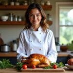 Hélène Darroze, triple étoile Michelin : la recette de poulet rôti qui séduit par sa simplicité élégante